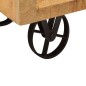 vidaXL Highboard Mangoholz Massiv 95x45x185 cm vidaXL Highboard Mangoholz Massiv 95x45x185 cm