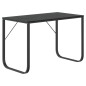 vidaXL Computertisch Schwarz 110x60x73 cm Holzwerkstoff vidaXL Computertisch Schwarz 110x60x73 cm Holzwerkstoff