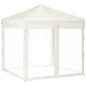 vidaXL Partyzelt Faltbar mit Seitenwänden Creme 2x2 m vidaXL Partyzelt Faltbar mit Seitenwänden Creme 2x2 m
