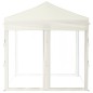 vidaXL Partyzelt Faltbar mit Seitenwänden Creme 2x2 m vidaXL Partyzelt Faltbar mit Seitenwänden Creme 2x2 m
