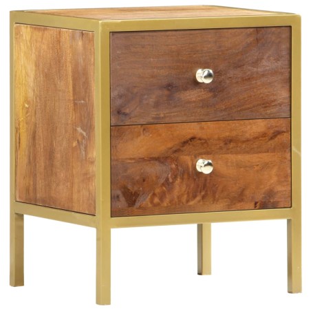 vidaXL Nachttisch 40 x 35 x 50 cm Mango Massivholz