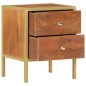 vidaXL Nachttisch 40 x 35 x 50 cm Mango Massivholz vidaXL Nachttisch 40 x 35 x 50 cm Mango Massivholz