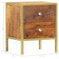 vidaXL Nachttisch 40 x 35 x 50 cm Mango Massivholz vidaXL Nachttisch 40 x 35 x 50 cm Mango Massivholz