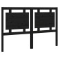 vidaXL Kopfteil Schwarz 145,5x4x100 cm Massivholz Kiefer vidaXL Kopfteil Schwarz 145,5x4x100 cm Massivholz Kiefer