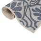 vidaXL Outdoor-Teppich Flachgewebe 160x230 cm Blaues Muster vidaXL Outdoor-Teppich Flachgewebe 160x230 cm Blaues Muster