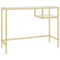 vidaXL Computertisch Transparent 100x36x74 cm Hartglas