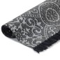 vidaXL Kelim-Teppich Baumwolle 160x230 cm mit Muster Grau vidaXL Kelim-Teppich Baumwolle 160x230 cm mit Muster Grau