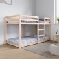 vidaXL Etagenbett 90x190 cm Massivholz Kiefer vidaXL Etagenbett 90x190 cm Massivholz Kiefer