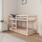 vidaXL Etagenbett 90x190 cm Massivholz Kiefer vidaXL Etagenbett 90x190 cm Massivholz Kiefer