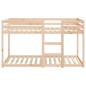vidaXL Etagenbett 90x190 cm Massivholz Kiefer vidaXL Etagenbett 90x190 cm Massivholz Kiefer
