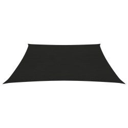 vidaXL Sonnensegel 160 g/m² Schwarz 3/4x3 m HDPE