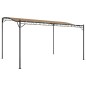 vidaXL Markise Taupe 4x3 m 180 g/m² Stoff und Stahl vidaXL Markise Taupe 4x3 m 180 g/m² Stoff und Stahl