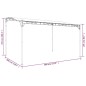 vidaXL Markise Taupe 4x3 m 180 g/m² Stoff und Stahl vidaXL Markise Taupe 4x3 m 180 g/m² Stoff und Stahl