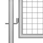 vidaXL Gartentor Verzinkter Stahl 415 x 125 cm Silbern vidaXL Gartentor Verzinkter Stahl 415 x 125 cm Silbern