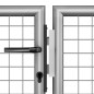 vidaXL Gartentor Verzinkter Stahl 415 x 125 cm Silbern vidaXL Gartentor Verzinkter Stahl 415 x 125 cm Silbern