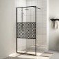 vidaXL Duschwand für Begehbare Dusche mit Klarem ESG Glas 115x195 cm vidaXL Duschwand für Begehbare Dusche mit Klarem ESG Glas 115x195 cm