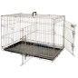 FLAMINGO Transportkäfig Ebo 77 x 47 x 55 cm Braun-Metallic 517581 FLAMINGO Transportkäfig Ebo 77 x 47 x 55 cm Braun-Metallic 517581