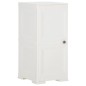 vidaXL Kunststoffschrank 40x43x85,5 cm Holzdesign Angora-Weiß vidaXL Kunststoffschrank 40x43x85,5 cm Holzdesign Angora-Weiß