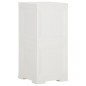 vidaXL Kunststoffschrank 40x43x85,5 cm Holzdesign Angora-Weiß vidaXL Kunststoffschrank 40x43x85,5 cm Holzdesign Angora-Weiß