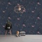 DUTCH WALLCOVERINGS Tapete Flamingo Benzin Blau DUTCH WALLCOVERINGS Tapete Flamingo Benzin Blau