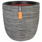 Capi Blumentopf Nature Rib 35x34 cm Anthrazit KOFZ932 Capi Blumentopf Nature Rib 35x34 cm Anthrazit KOFZ932