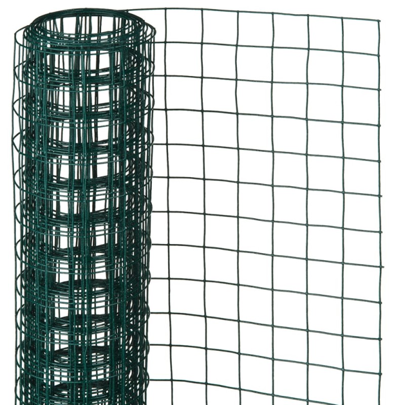 Nature Drahtgeflecht Quadrat 1x5 m 25 mm Kunststoffbeschichteter Stahl Nature Drahtgeflecht Quadrat 1x5 m 25 mm Kunststoffbeschichteter Stahl