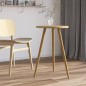 vidaXL Bistrotisch Hellbraun Ø50x76 cm MDF und Eisen vidaXL Bistrotisch Hellbraun Ø50x76 cm MDF und Eisen