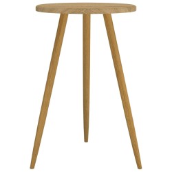 vidaXL Bistrotisch Hellbraun Ø50x76 cm MDF und Eisen