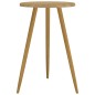 vidaXL Bistrotisch Hellbraun Ø50x76 cm MDF und Eisen vidaXL Bistrotisch Hellbraun Ø50x76 cm MDF und Eisen