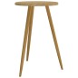 vidaXL Bistrotisch Hellbraun Ø50x76 cm MDF und Eisen vidaXL Bistrotisch Hellbraun Ø50x76 cm MDF und Eisen