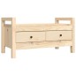 vidaXL Flurbank 80x40x43 cm Massivholz Kiefer vidaXL Flurbank 80x40x43 cm Massivholz Kiefer