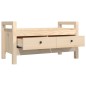 vidaXL Flurbank 80x40x43 cm Massivholz Kiefer vidaXL Flurbank 80x40x43 cm Massivholz Kiefer