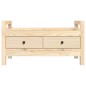vidaXL Flurbank 80x40x43 cm Massivholz Kiefer vidaXL Flurbank 80x40x43 cm Massivholz Kiefer