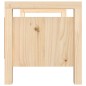 vidaXL Flurbank 80x40x43 cm Massivholz Kiefer vidaXL Flurbank 80x40x43 cm Massivholz Kiefer