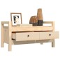 vidaXL Flurbank 80x40x43 cm Massivholz Kiefer vidaXL Flurbank 80x40x43 cm Massivholz Kiefer