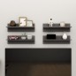 vidaXL Wandregale 4 Stk. Grau 60x11,5x18 cm Holzwerkstoff vidaXL Wandregale 4 Stk. Grau 60x11,5x18 cm Holzwerkstoff