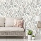 DUTCH WALLCOVERINGS Tapete Blatt- und Tukan-Motiv Beige DUTCH WALLCOVERINGS Tapete Blatt- und Tukan-Motiv Beige