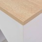 vidaXL Bartisch mit Schrank Weiß 115x59x200 cm vidaXL Bartisch mit Schrank Weiß 115x59x200 cm