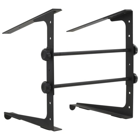 vidaXL Laptopständer Schwarz 30,5x28×(24,5-37,5) cm Stahl