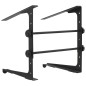 vidaXL Laptopständer Schwarz 30,5x28×(24,5-37,5) cm Stahl vidaXL Laptopständer Schwarz 30,5x28×(24,5-37,5) cm Stahl