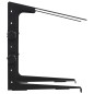 vidaXL Laptopständer Schwarz 30,5x28×(24,5-37,5) cm Stahl vidaXL Laptopständer Schwarz 30,5x28×(24,5-37,5) cm Stahl