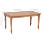 vidaXL Batavia Couchtisch Kolonialstil Teak 90 x 50 x 45 cm vidaXL Batavia Couchtisch Kolonialstil Teak 90 x 50 x 45 cm