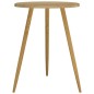 vidaXL Bistrotisch Hellbraun Ø60x76 cm MDF und Eisen vidaXL Bistrotisch Hellbraun Ø60x76 cm MDF und Eisen