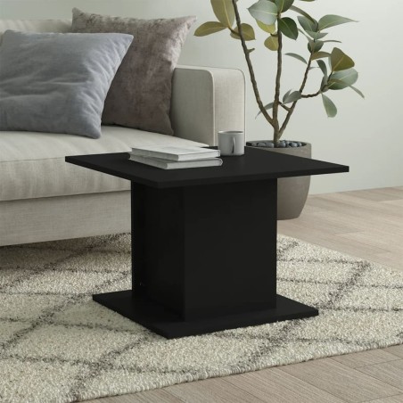 vidaXL Couchtisch Schwarz 55,5x55,5x40 cm Holzwerkstoff
