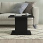 vidaXL Couchtisch Schwarz 55,5x55,5x40 cm Holzwerkstoff vidaXL Couchtisch Schwarz 55,5x55,5x40 cm Holzwerkstoff