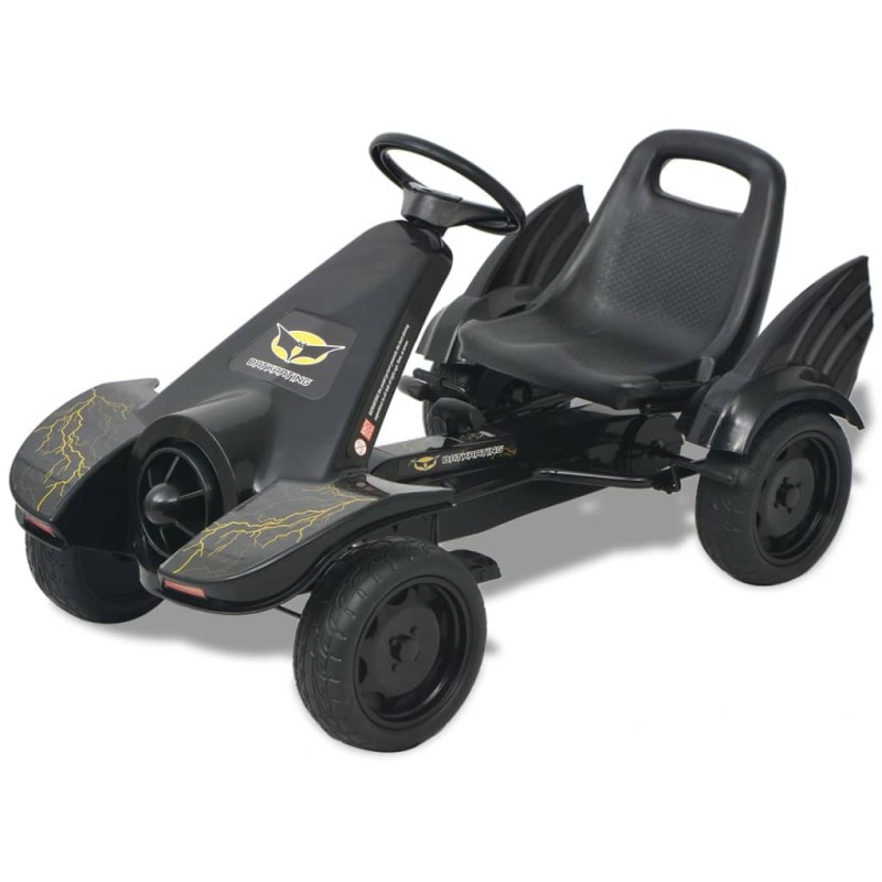 vidaXL Pedal Go-Kart mit verstellbarem Sitz Schwarz vidaXL Pedal Go-Kart mit verstellbarem Sitz Schwarz