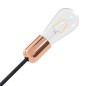 vidaXL Deckenleuchte mit Glühlampen 2 W Schwarz und Kupfer E27 vidaXL Deckenleuchte mit Glühlampen 2 W Schwarz und Kupfer E27