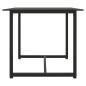 3-tlg. Garten-Lounge-Set mit Kissen Poly Rattan Schwarz 3-tlg. Garten-Lounge-Set mit Kissen Poly Rattan Schwarz