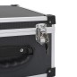 vidaXL CD-Koffer für 40 CDs Aluminium ABS Schwarz vidaXL CD-Koffer für 40 CDs Aluminium ABS Schwarz