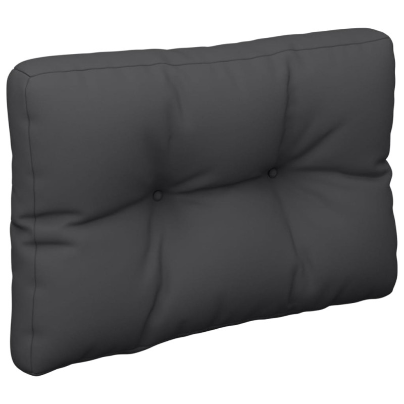 vidaXL Palettenkissen Schwarz 60x40x12 cm Stoff vidaXL Palettenkissen Schwarz 60x40x12 cm Stoff